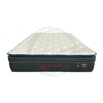 Solano Letax With Pocketed Spring mattress (15 Inches)